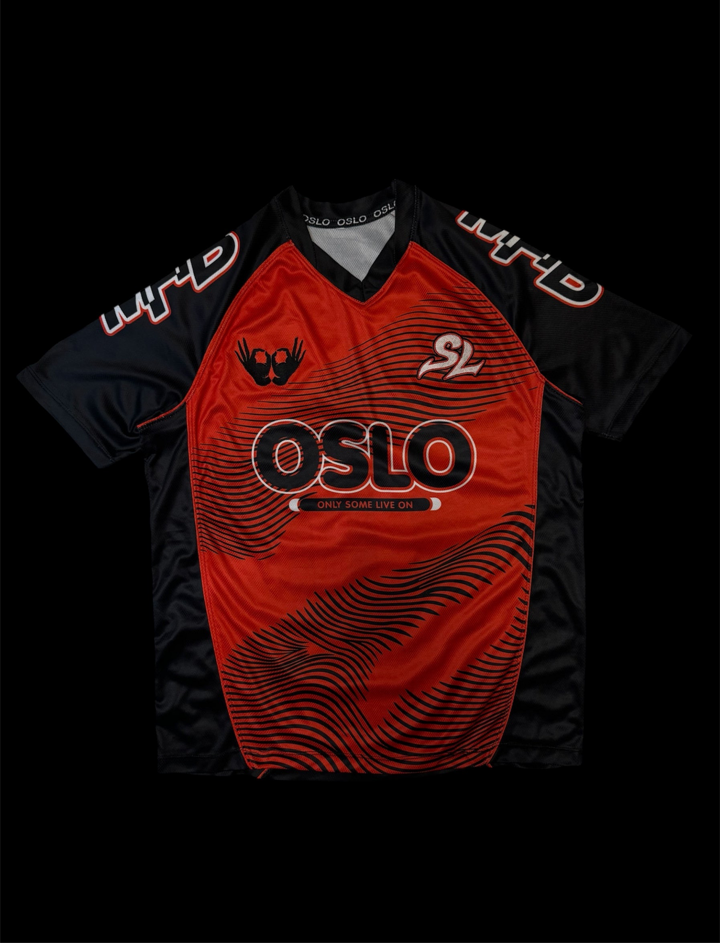 Black & Red ‘MFTB’ Football Shirt